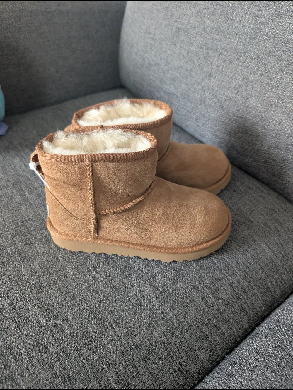 UGG Kids Chestnut Suede Classic Short Boot